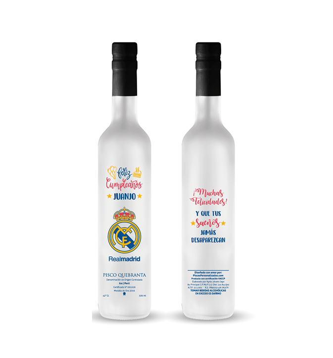 regalo pisco del real madrid